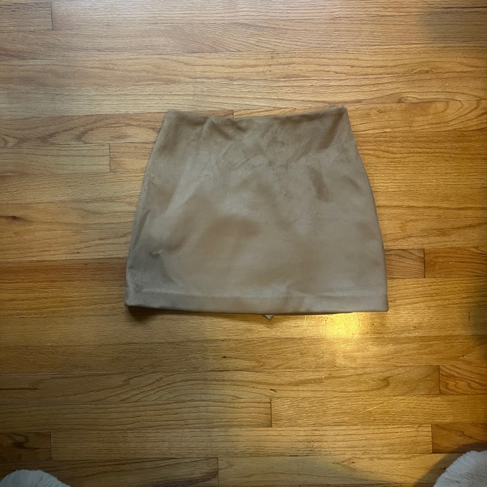 Abercrombie & Fitch Tan Mini Skirt